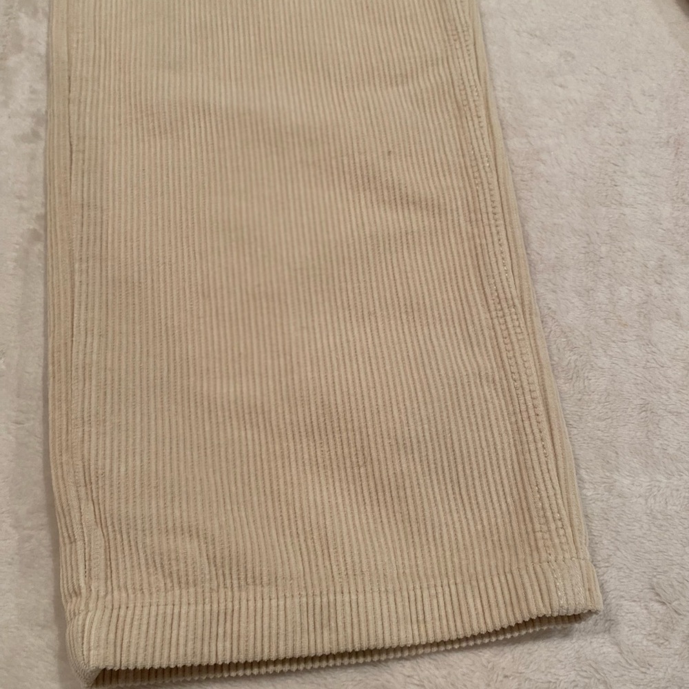 Cream corduroy button pants - Picture 9 of 12